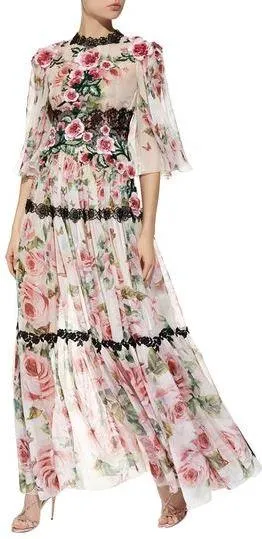 Floral Lace Gown