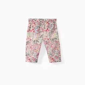 Floral Print Pants Yellow
