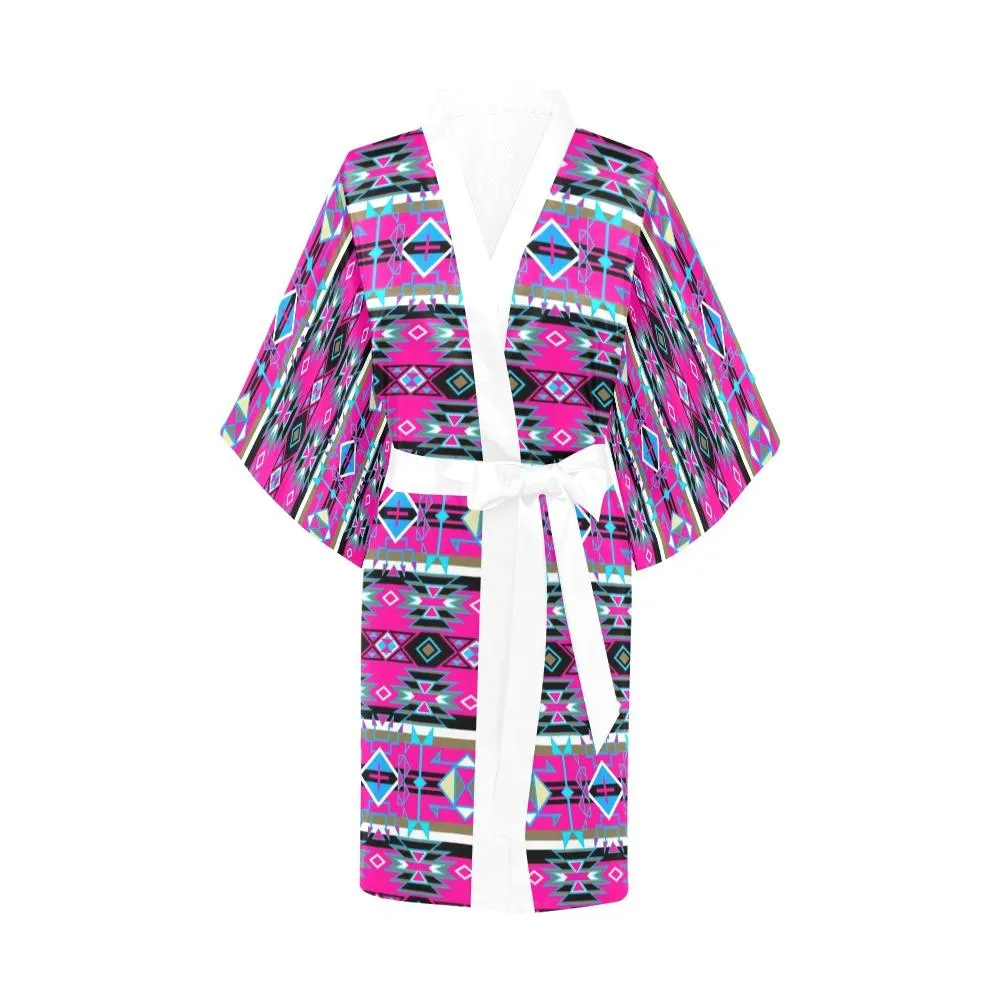 Force of Nature Sunset Storm Satin Robe