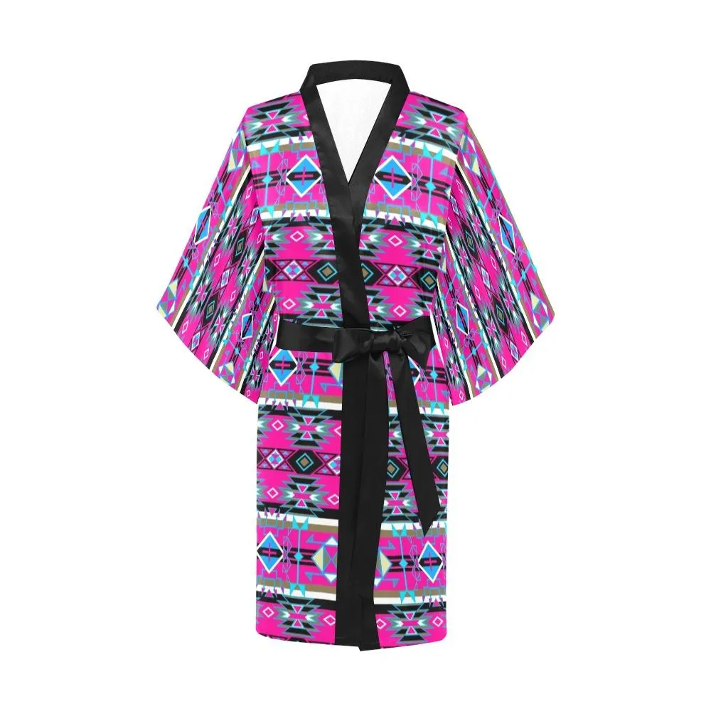 Force of Nature Sunset Storm Satin Robe