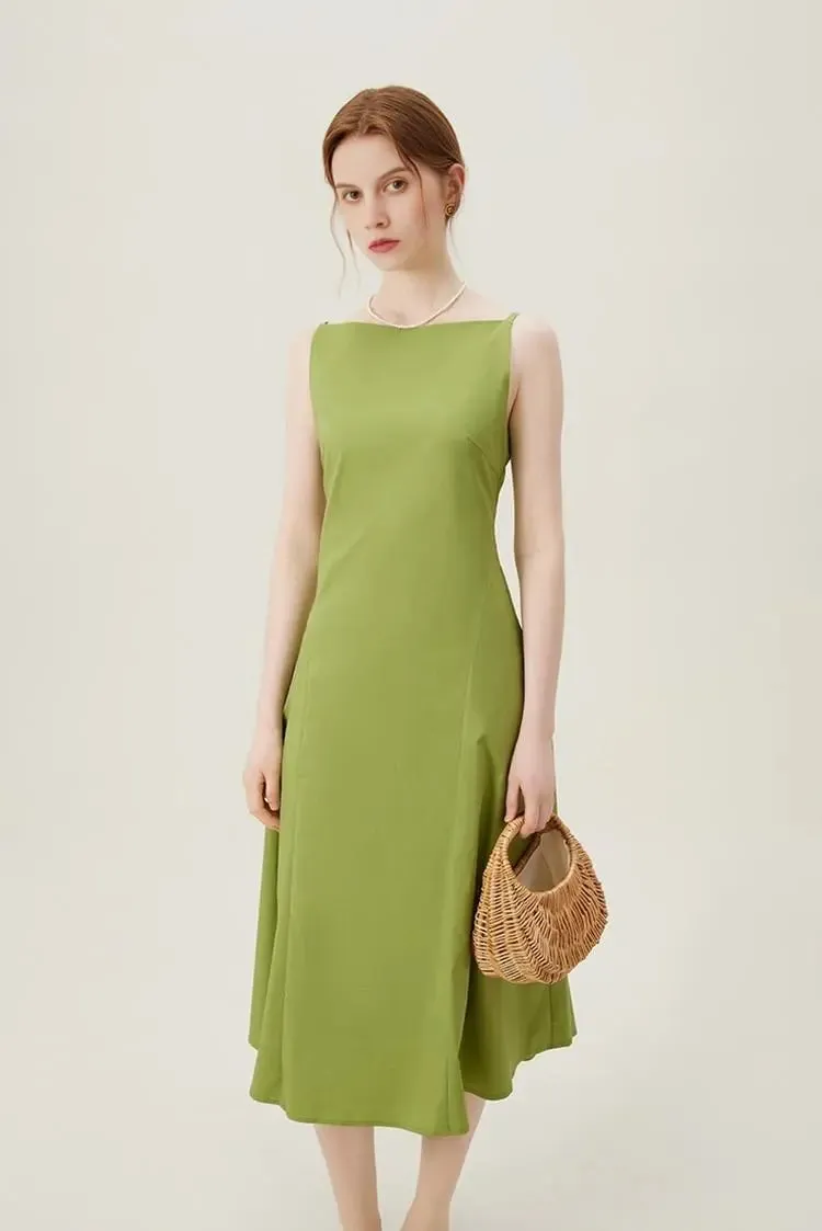 French Style Black Formal Dress