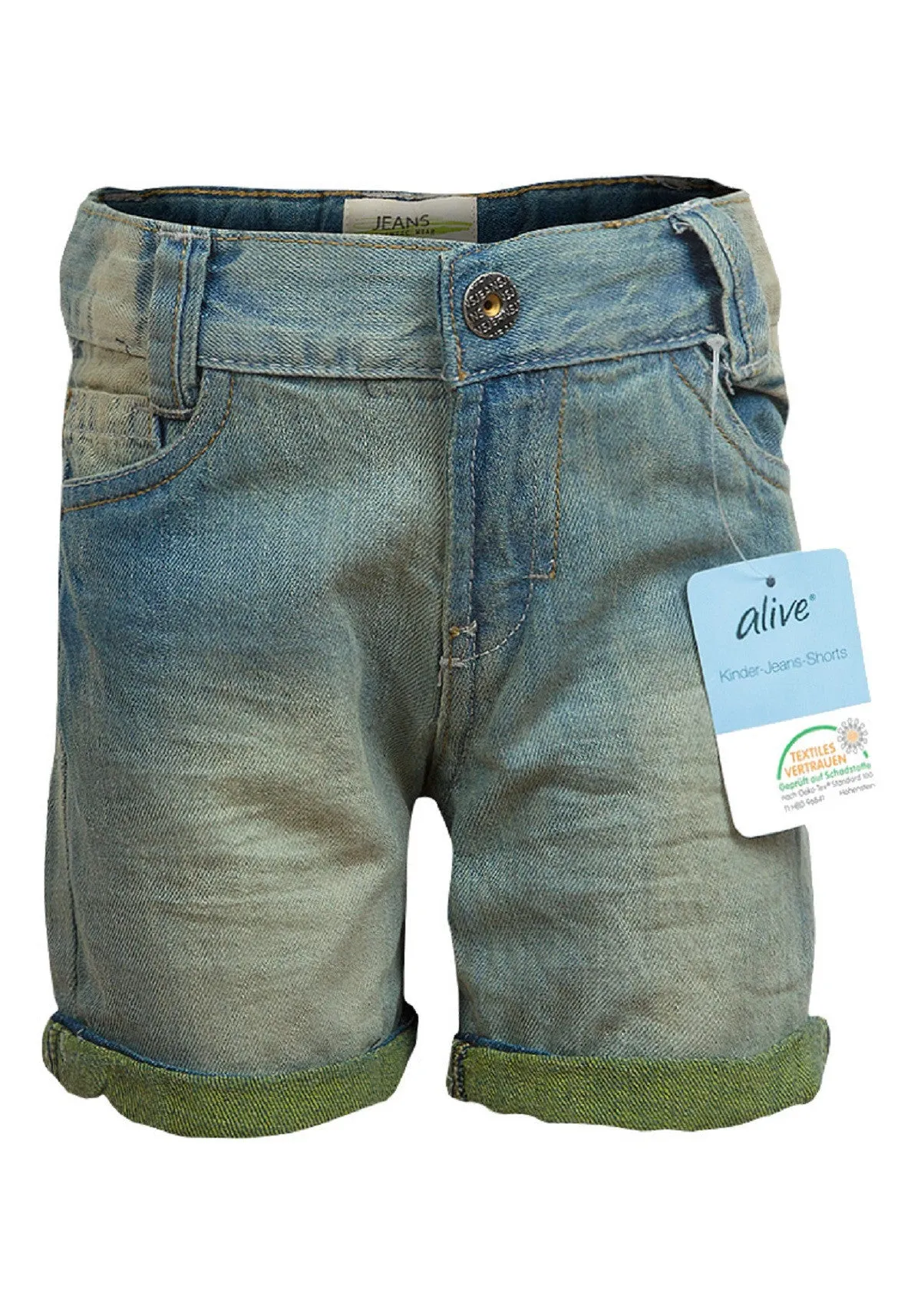 Girls Alive Turn Up Hem Denim Shorts 6 to 14 Years