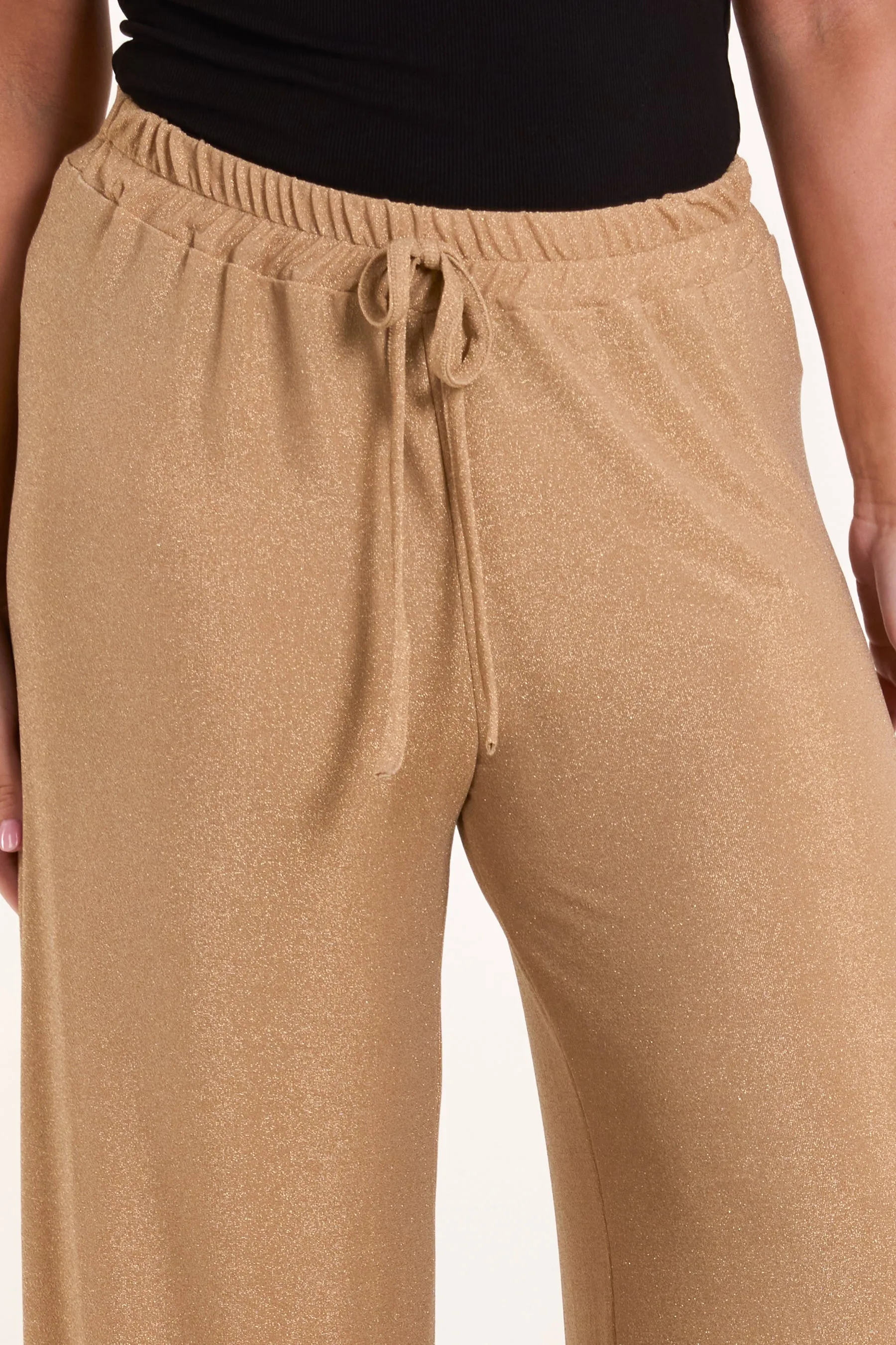 Glitter Wide Leg Trousers