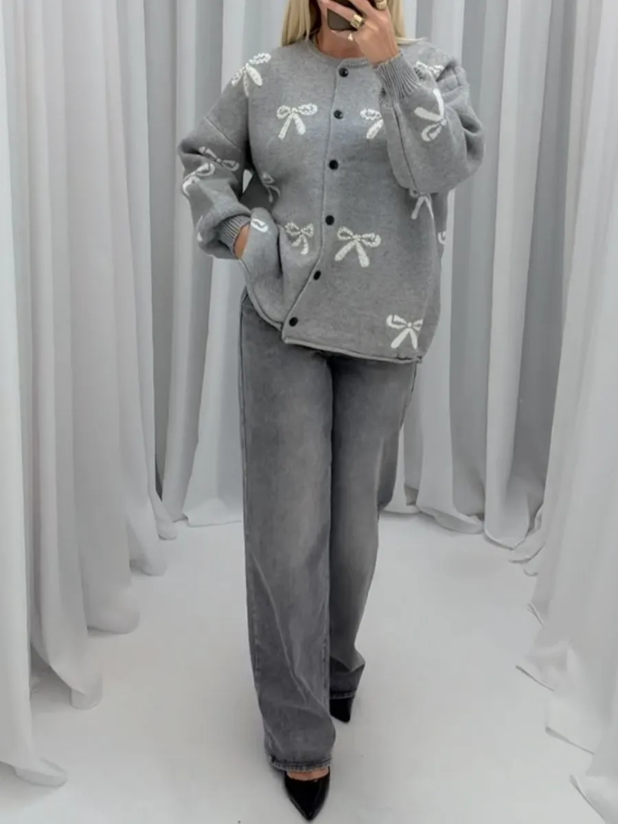 Grey Long Sleeve Thermal Jacket