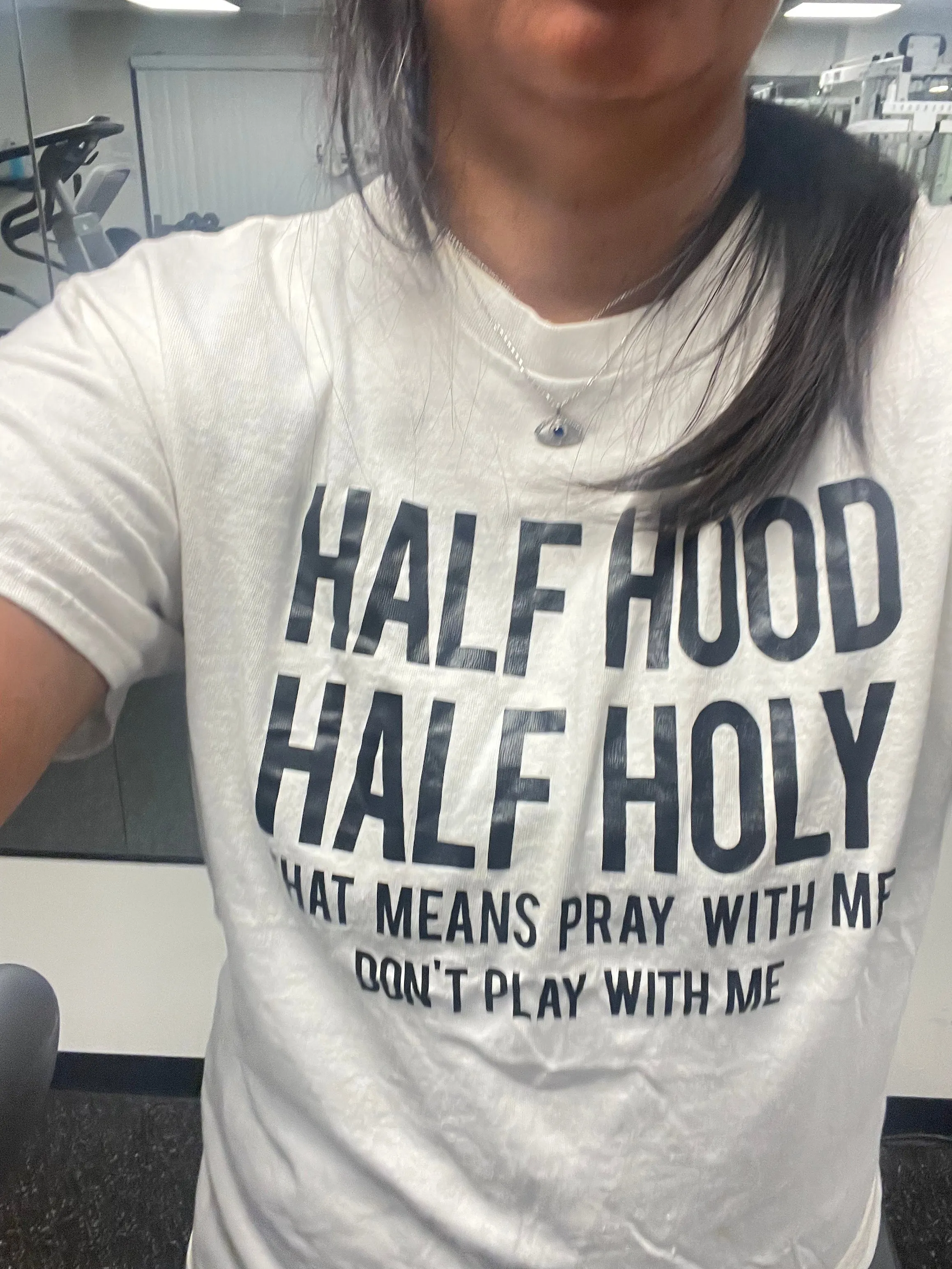 Half Hood Half Holy tshirt