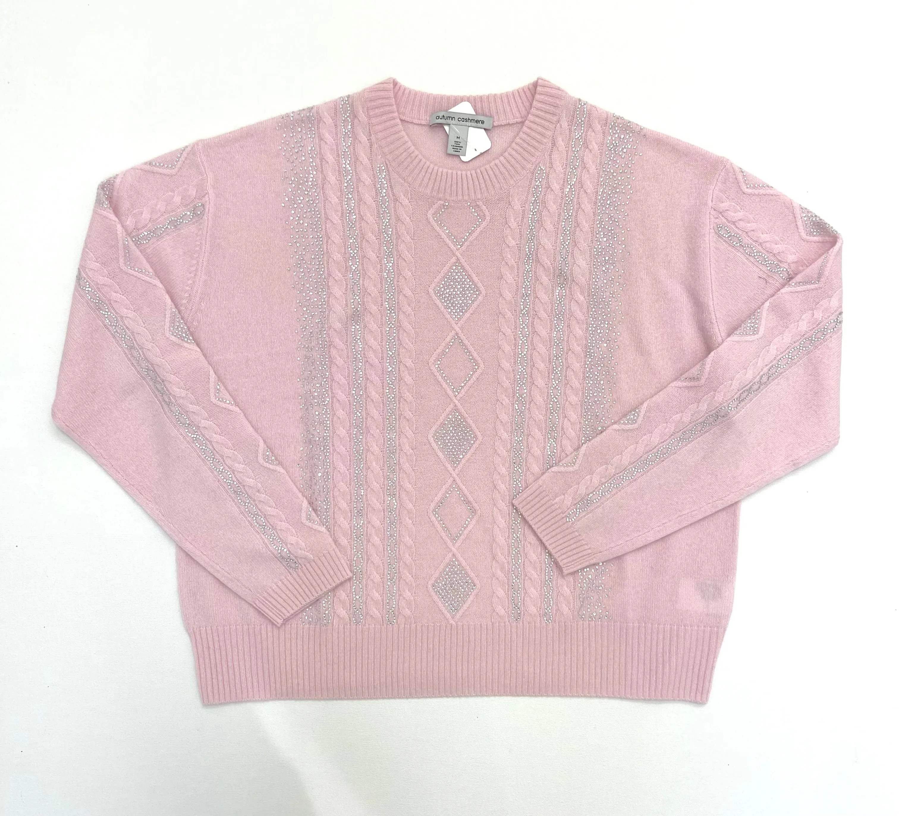 HAND JEWELED CABLE CREW R13561