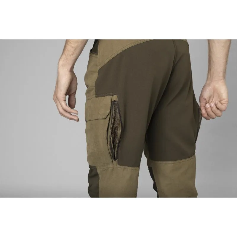 Harkila Scandinavian Mens Trousers - Dark Antique Bronze/Willow Green