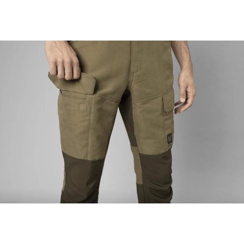 Harkila Scandinavian Mens Trousers - Dark Antique Bronze/Willow Green