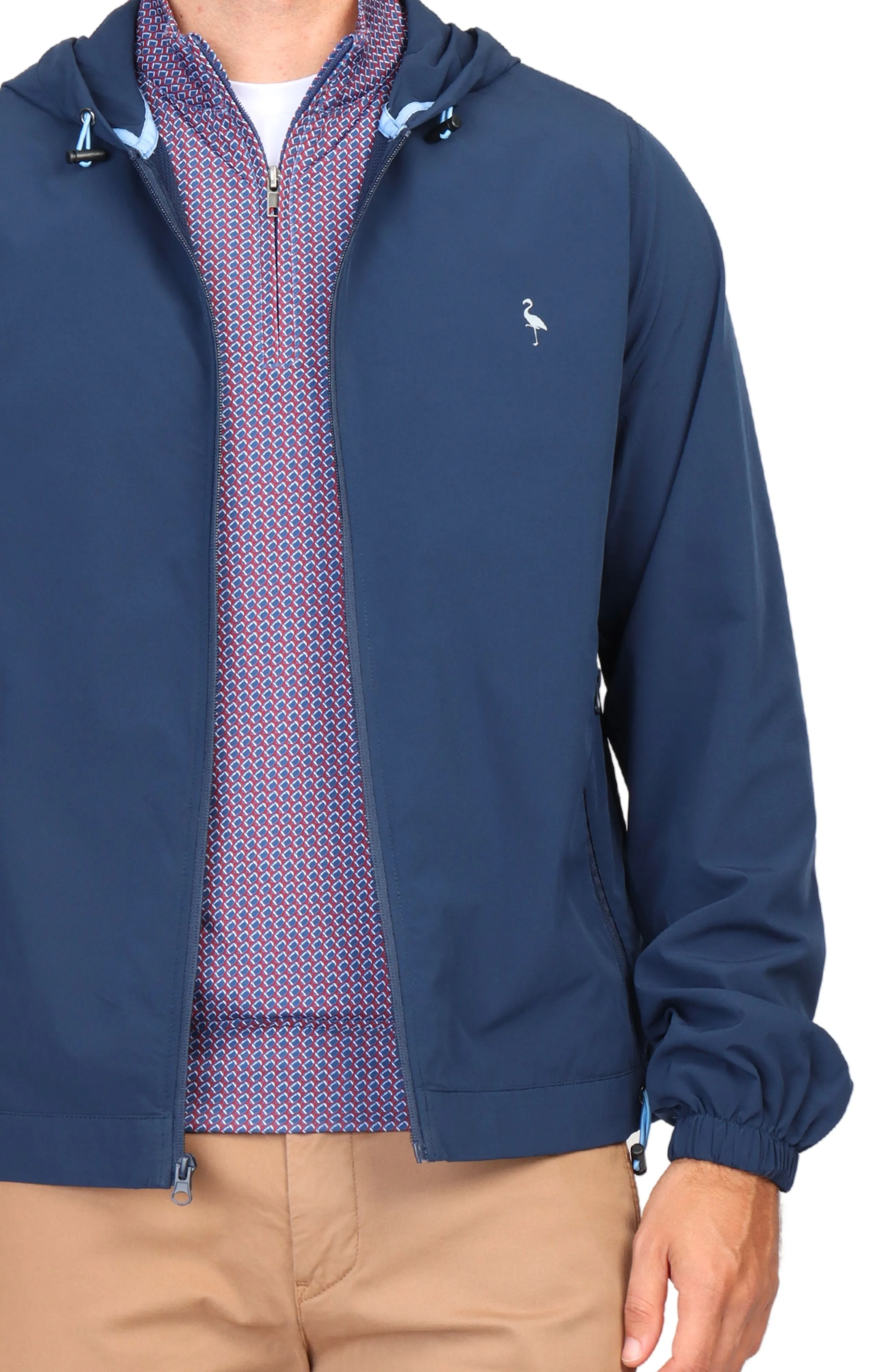 Hooded Performance Golf Jacket