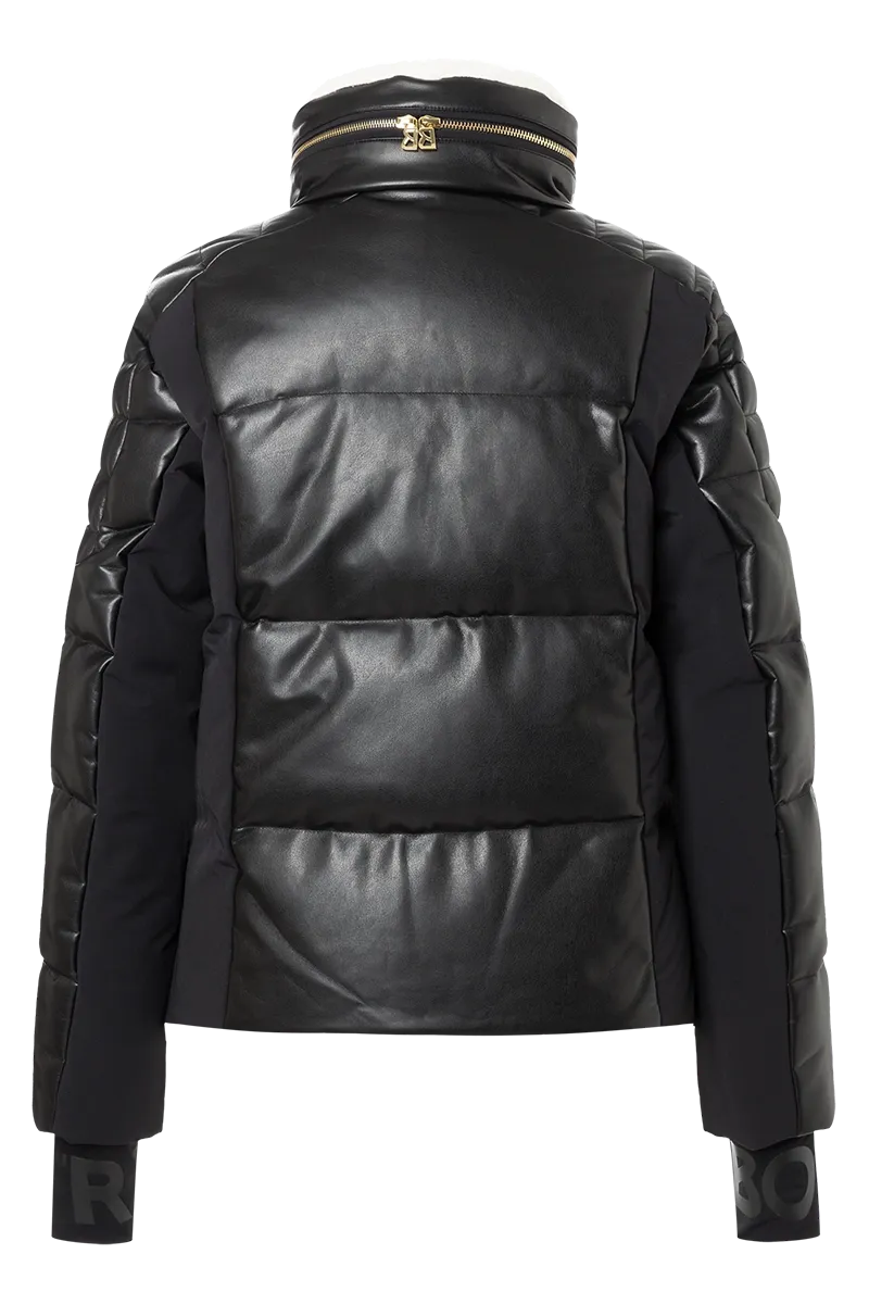 Ilana Down Sport Leather Jacket