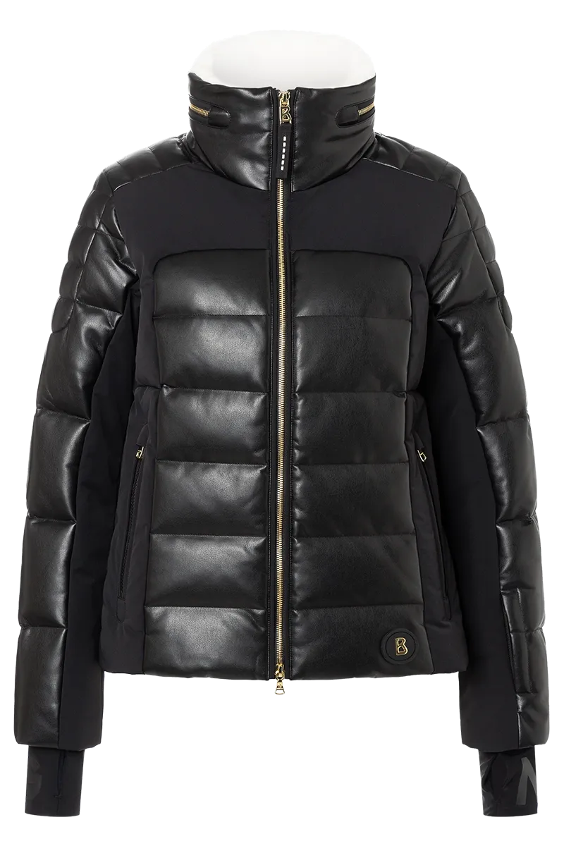 Ilana Down Sport Leather Jacket