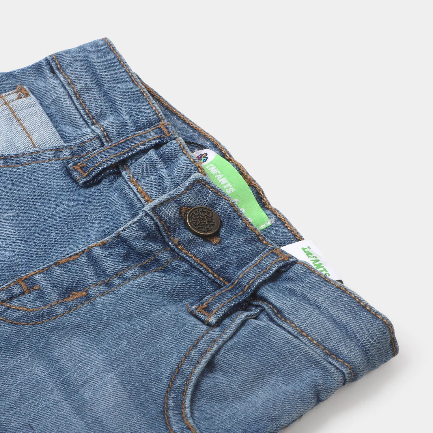 Infant Boys Denim Pant Champs - LIGHT BLUE