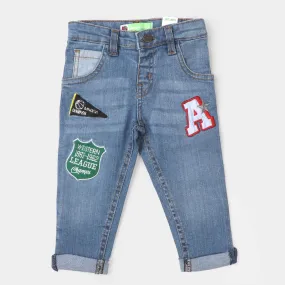 Infant Boys Denim Pant Champs - LIGHT BLUE