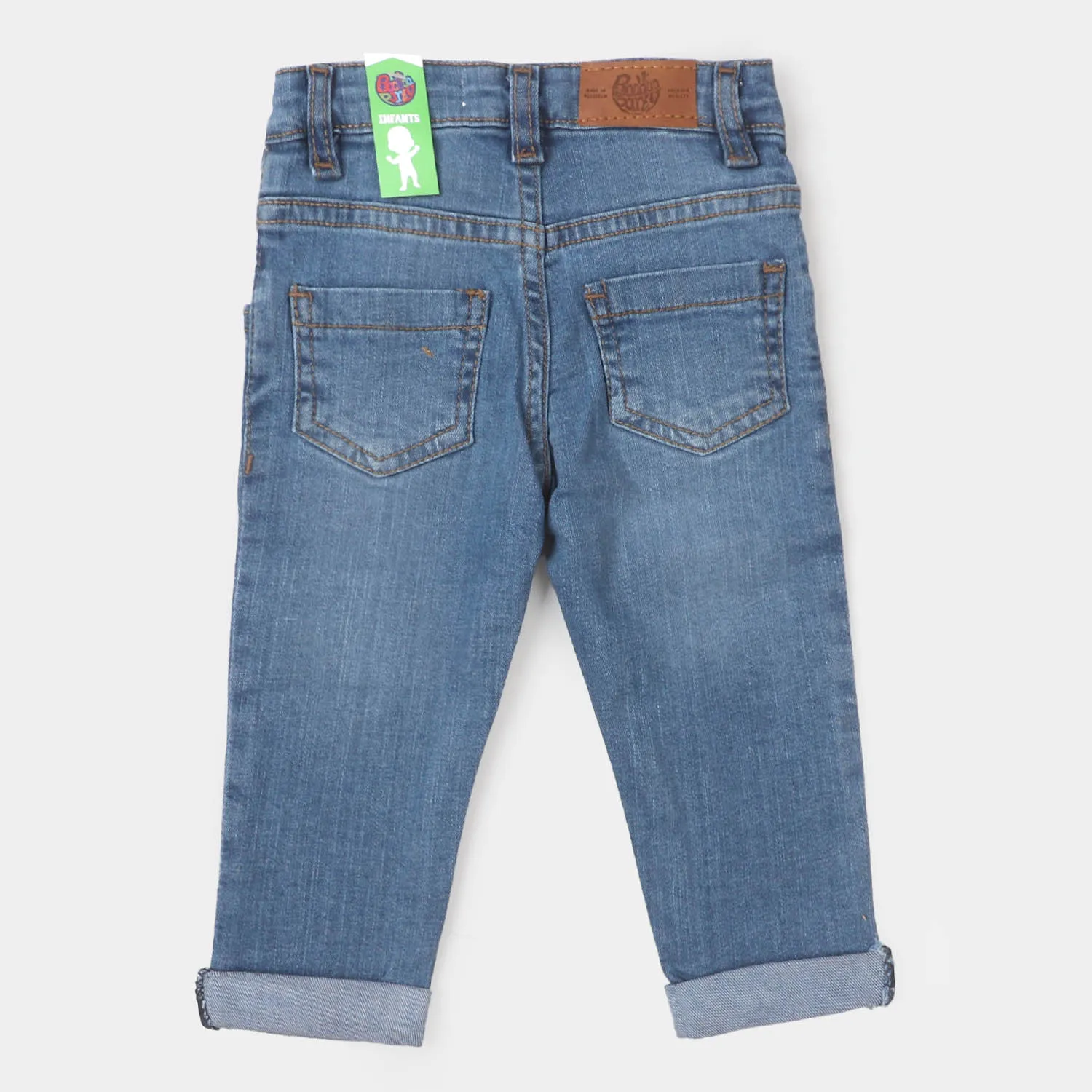 Infant Boys Denim Pant Champs - LIGHT BLUE