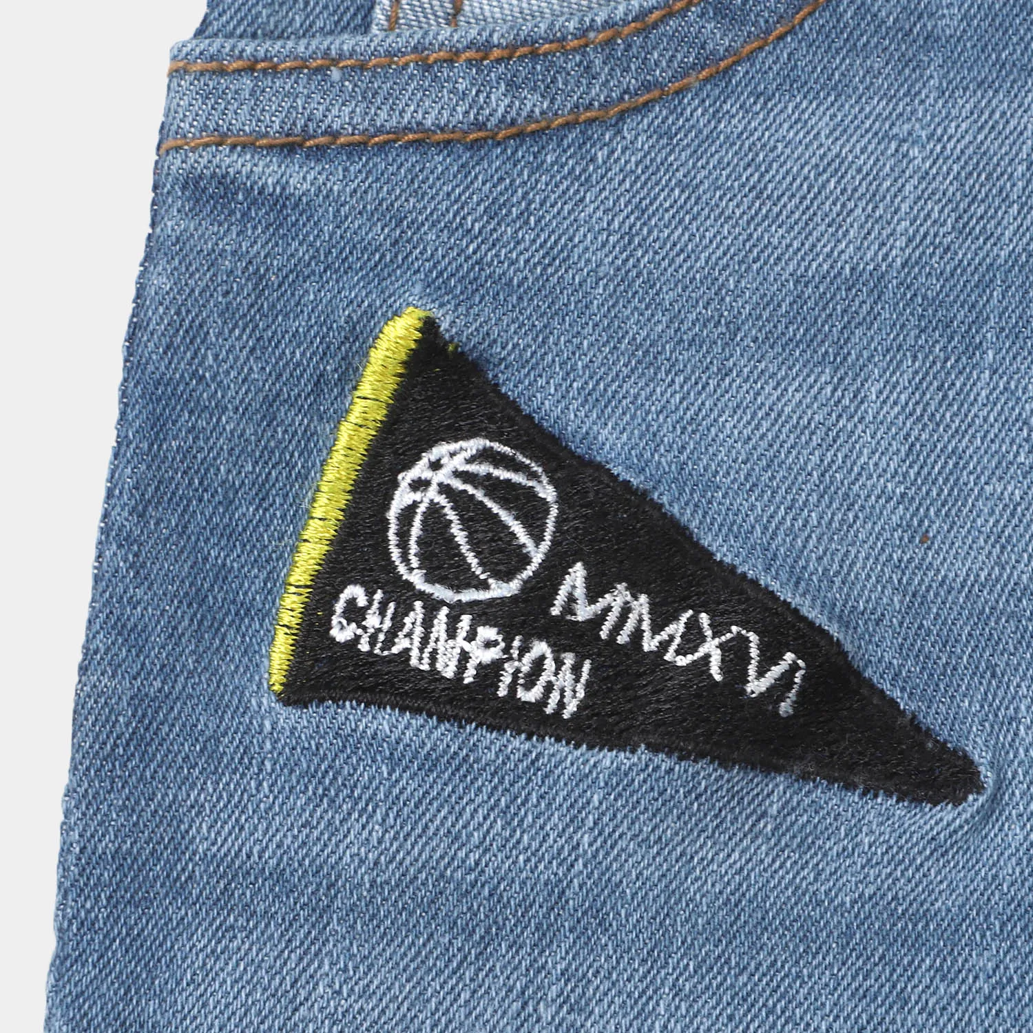 Infant Boys Denim Pant Champs - LIGHT BLUE