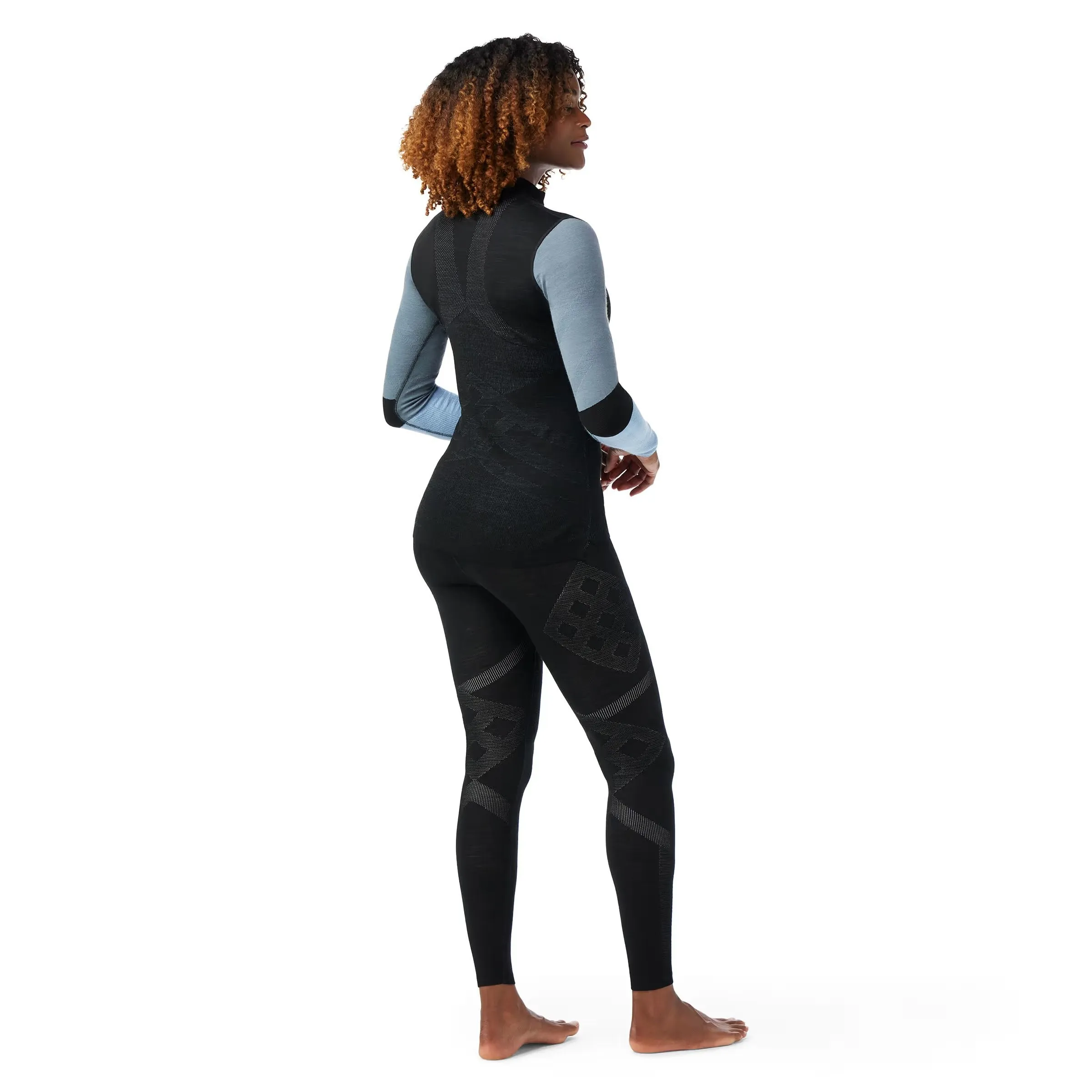 Intraknit Thermal Merino Base Layer Colorblock 1/4 Zip (Women's) - SW002837