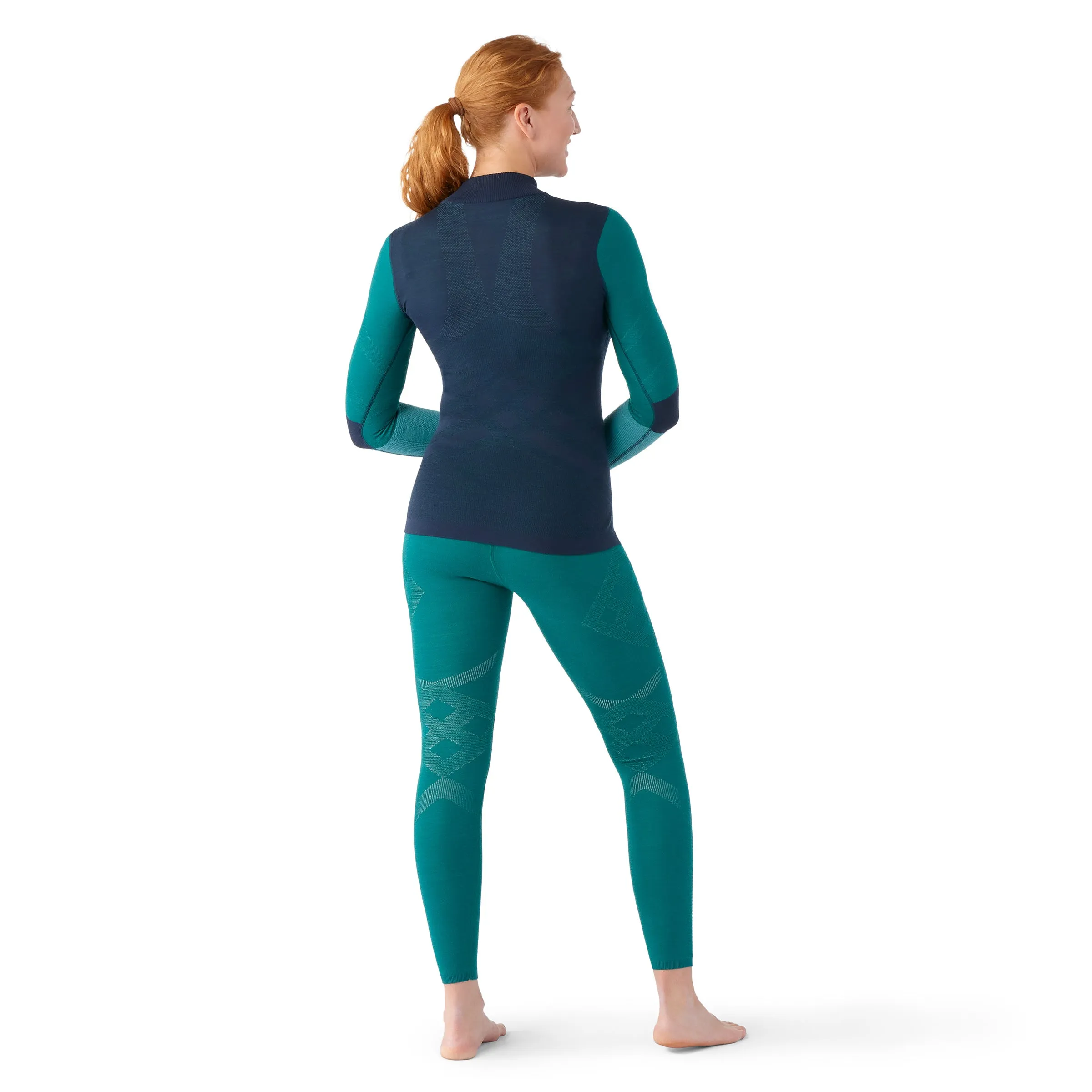 Intraknit Thermal Merino Base Layer Colorblock 1/4 Zip (Women's) - SW002837
