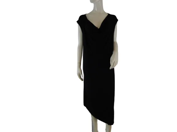 Jones New York 70's Dress Long Black Size 1X SKU 000213-2