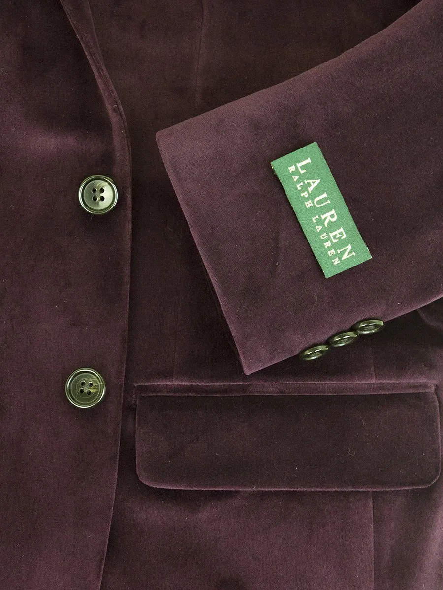 Lauren Ralph Lauren 25288 Boy's Sport Coat-Burgundy Velvet