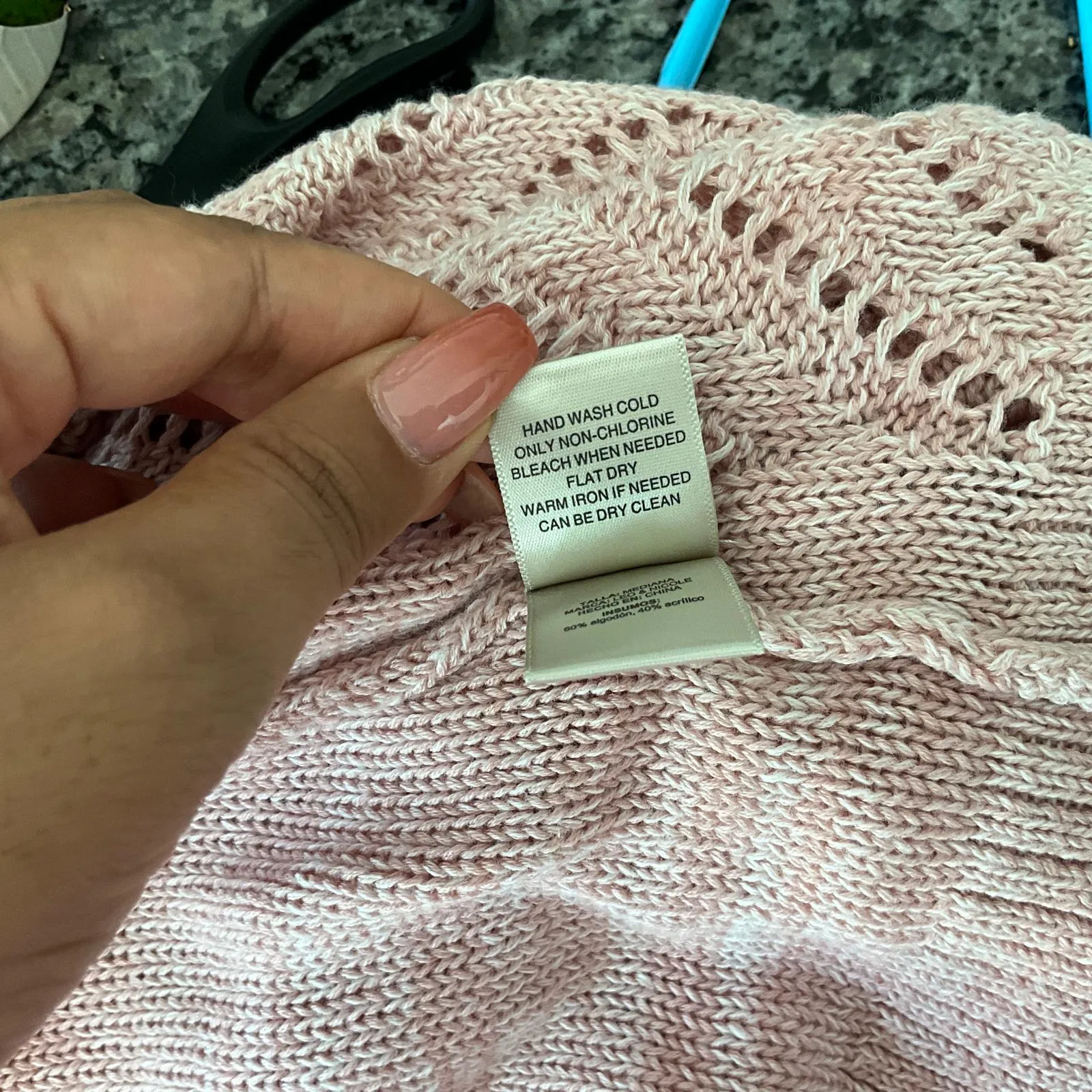 Leo & Nicole Women's Sweater Cardigan Plunge Pink Color Sz M Pre-Owned