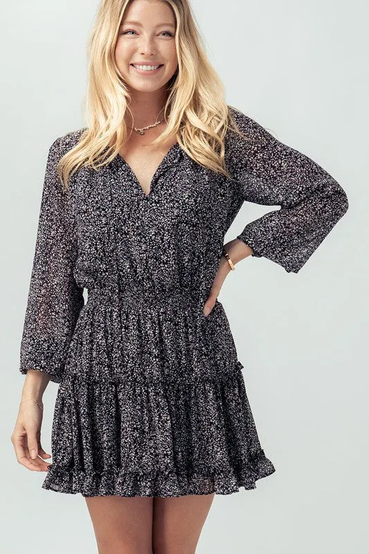 LEON DRESS - BLACK