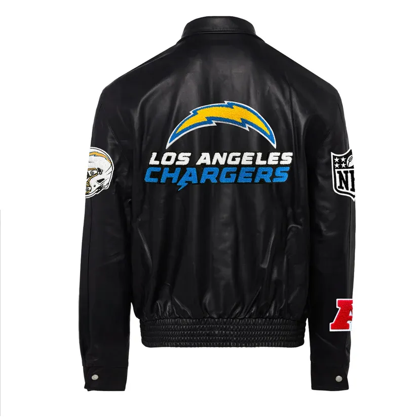 LOS ANGELES CHARGERS SHEEP LEATHER JACKET