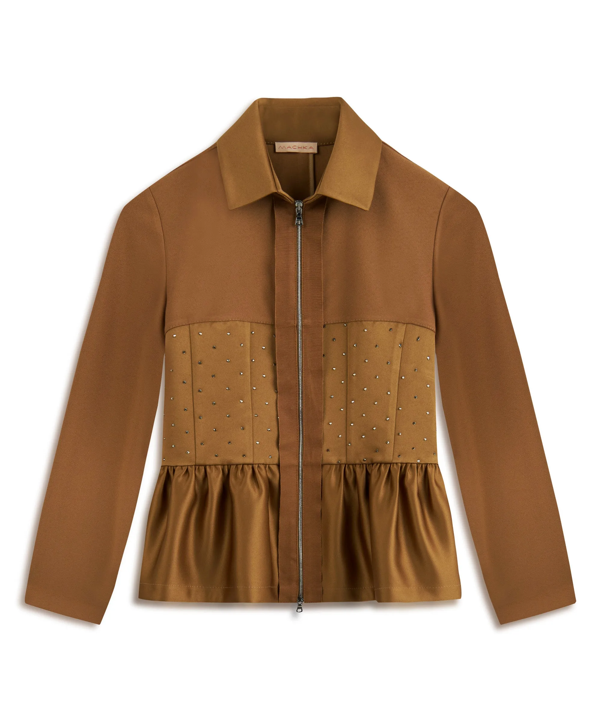 Machka Hotfix Printed Sweatshirt Bronze