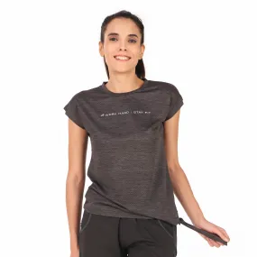 Mega Sleeve Side Knot Tshirt For Women (Grey)