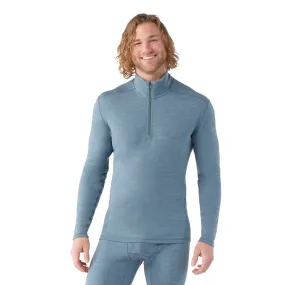 Men's Classic Thermal Merino Base Layer Quarter-Zip - Pewter Blue Heather