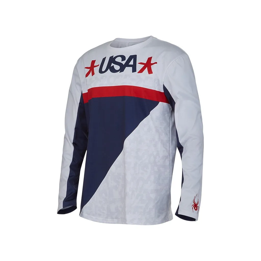 Mens Haze USA Snow Crew - White (2021)