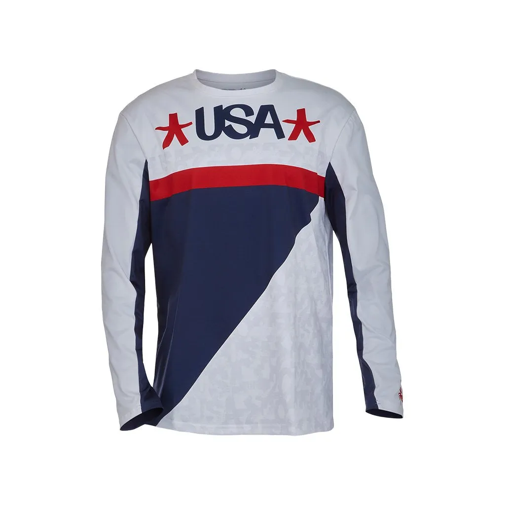 Mens Haze USA Snow Crew - White (2021)
