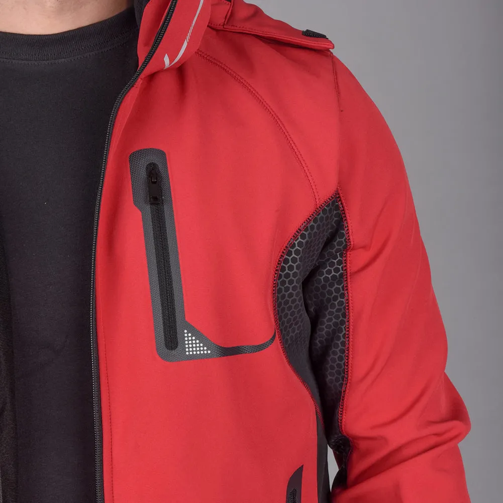 Mens Zipper Sport Jacket Water Resistant Front Zip Pockets Modern Athletic Fit