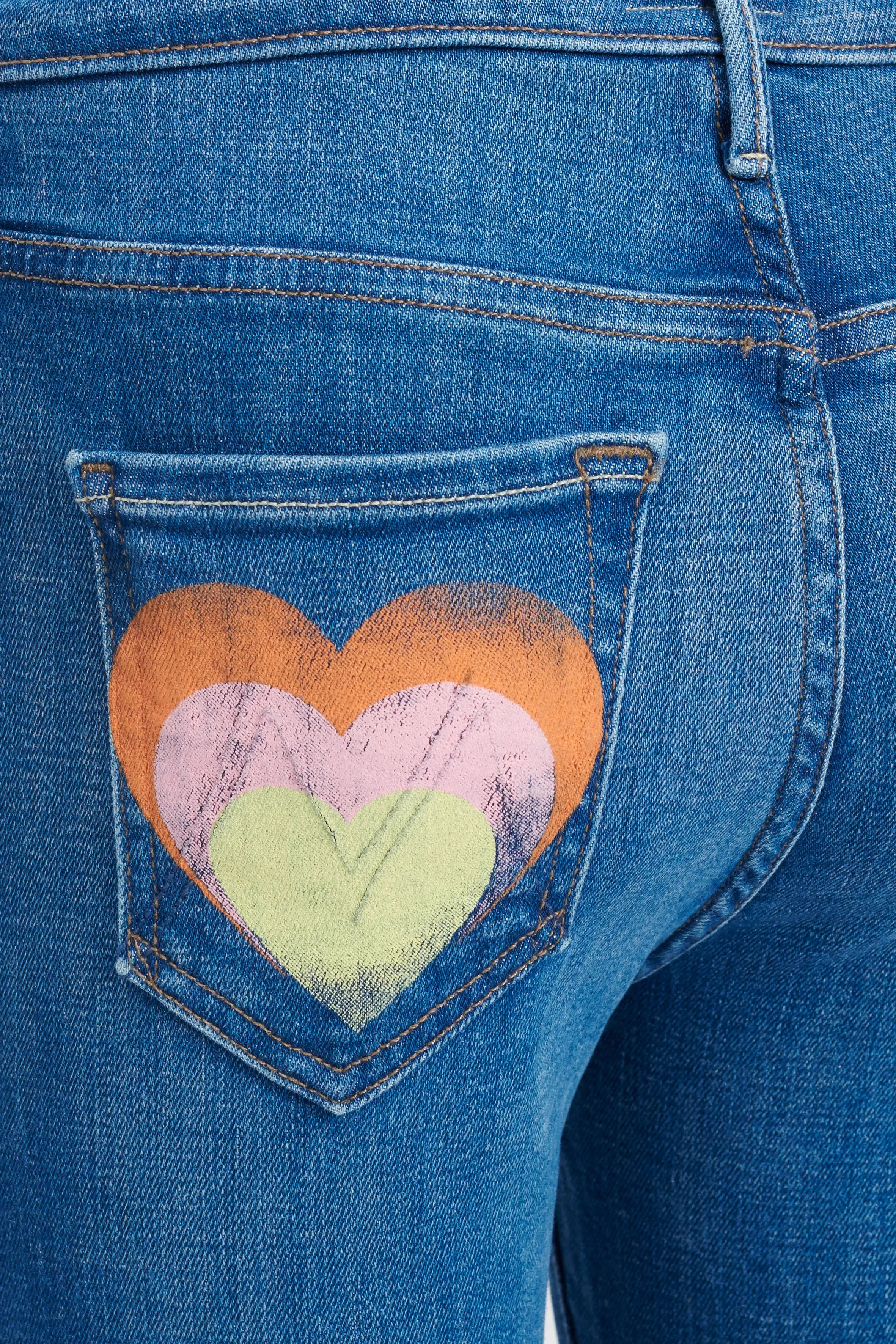 Mid-Blue Super Stunner Ankle Grazer Jeans