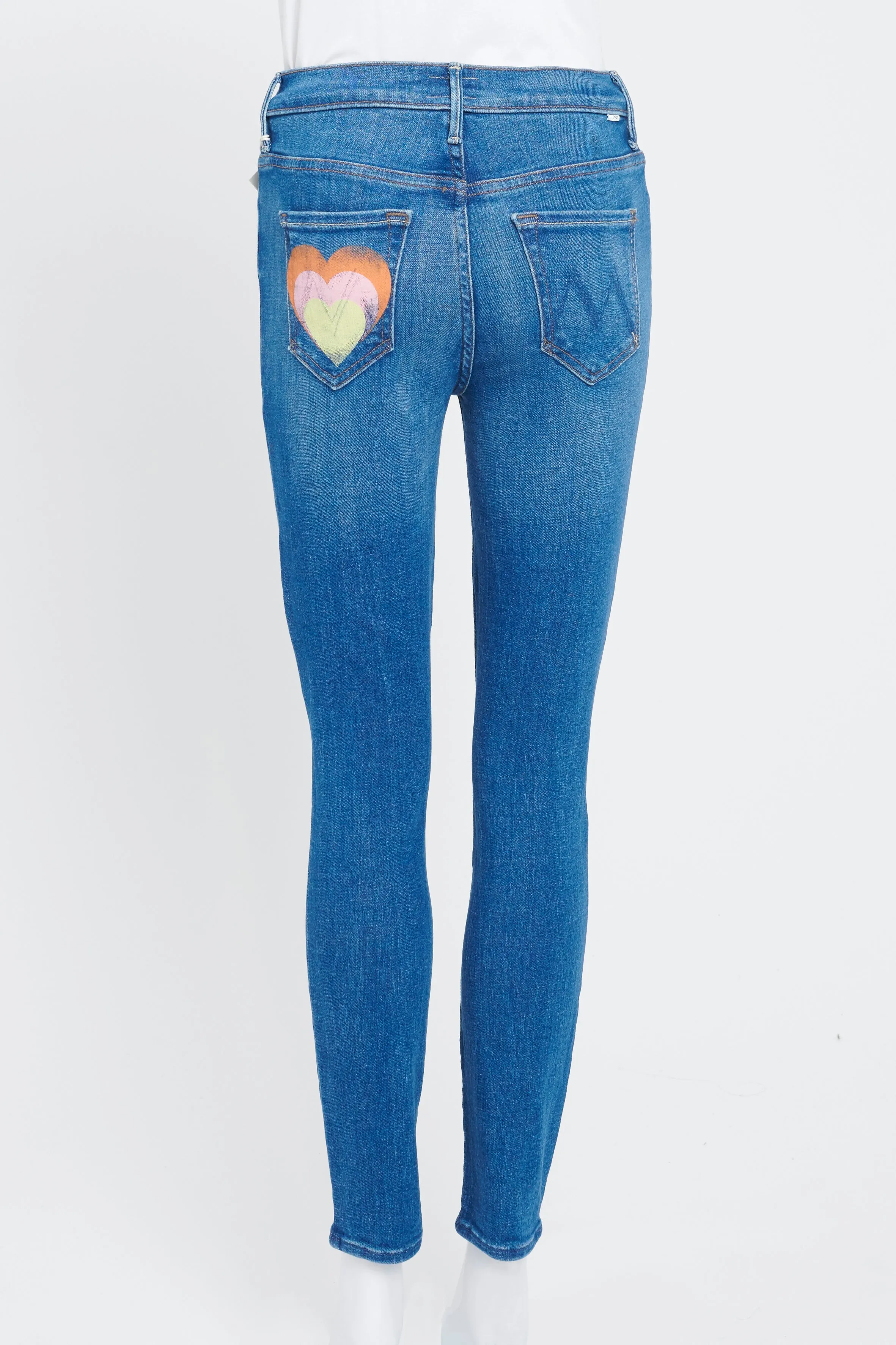 Mid-Blue Super Stunner Ankle Grazer Jeans