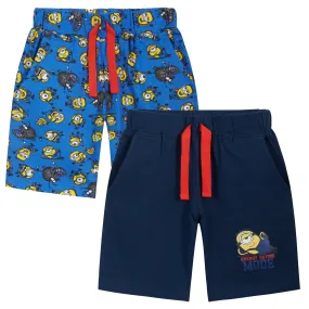 MINIONS Boys Shorts - 2-Pack Kids Shorts