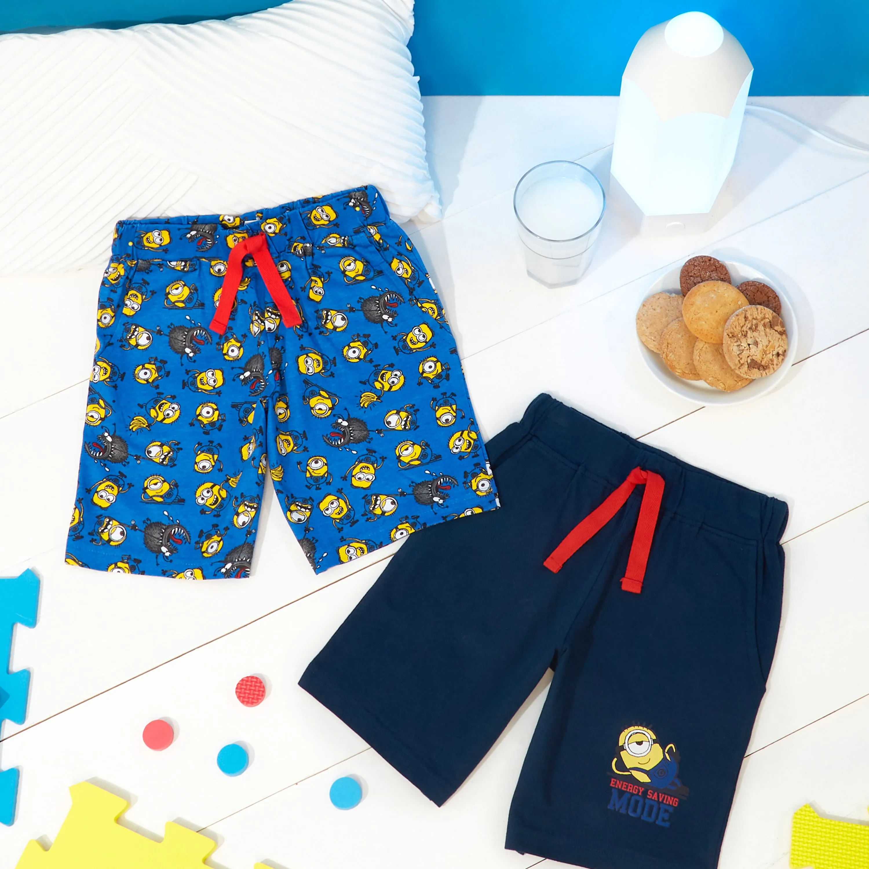 MINIONS Boys Shorts - 2-Pack Kids Shorts