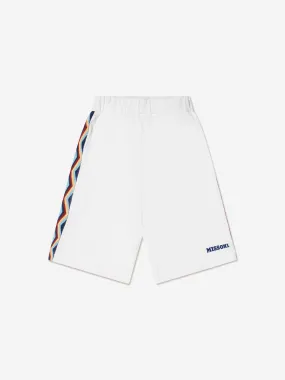 Missoni Boys Logo Jersey Shorts in White