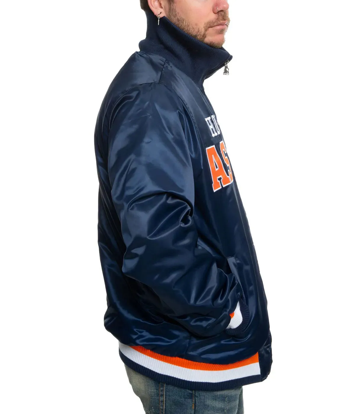 MLB Houston Astros Satin Jacket Men and Women