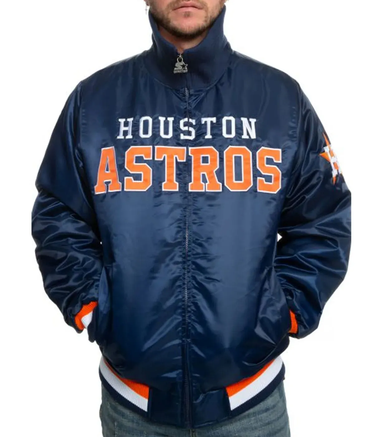 MLB Houston Astros Satin Jacket Men and Women