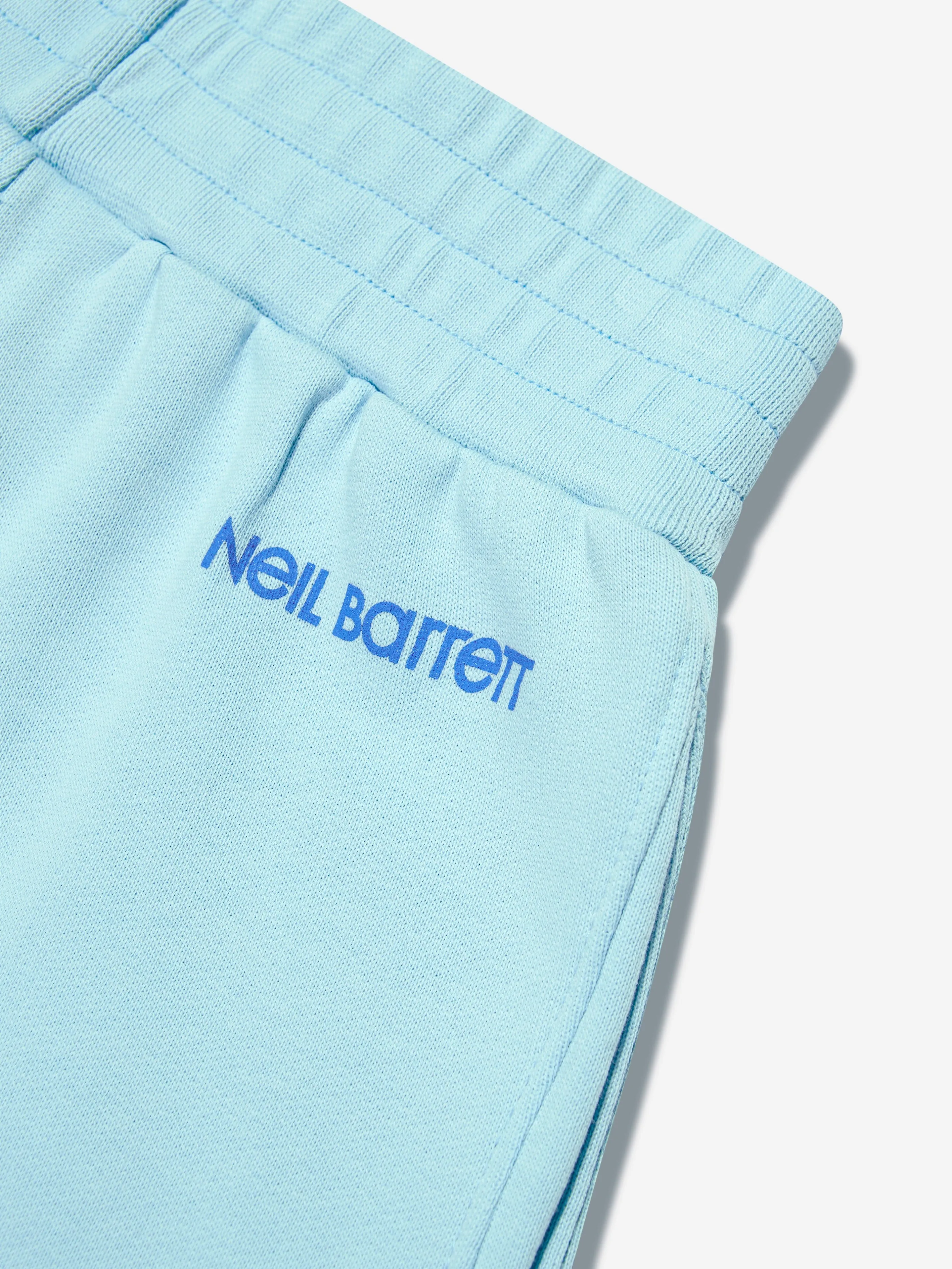 Neil Barrett Boys Thunderbolt Shorts in Aquamarine