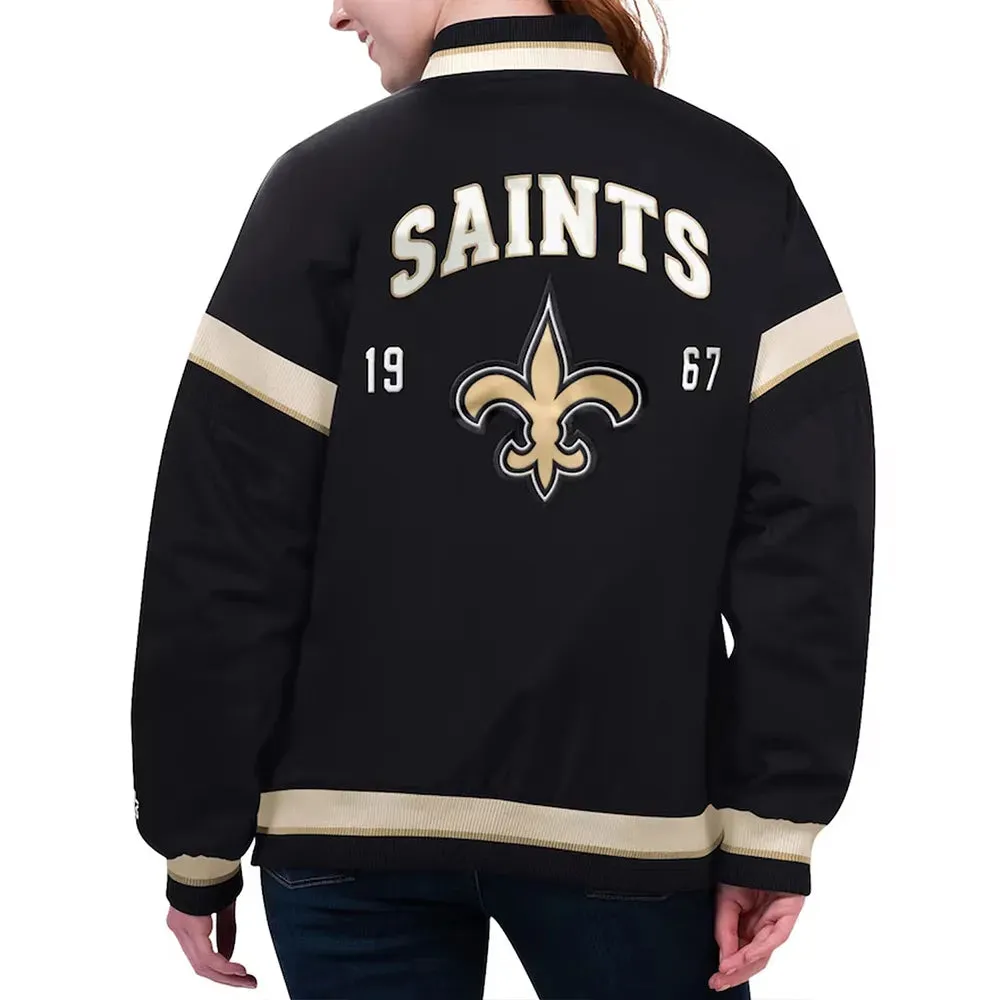 NFL New Orleans Saints Varsity Jacket for Men and Women