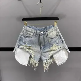 Not Your Groupie Distressed Denim Shorts