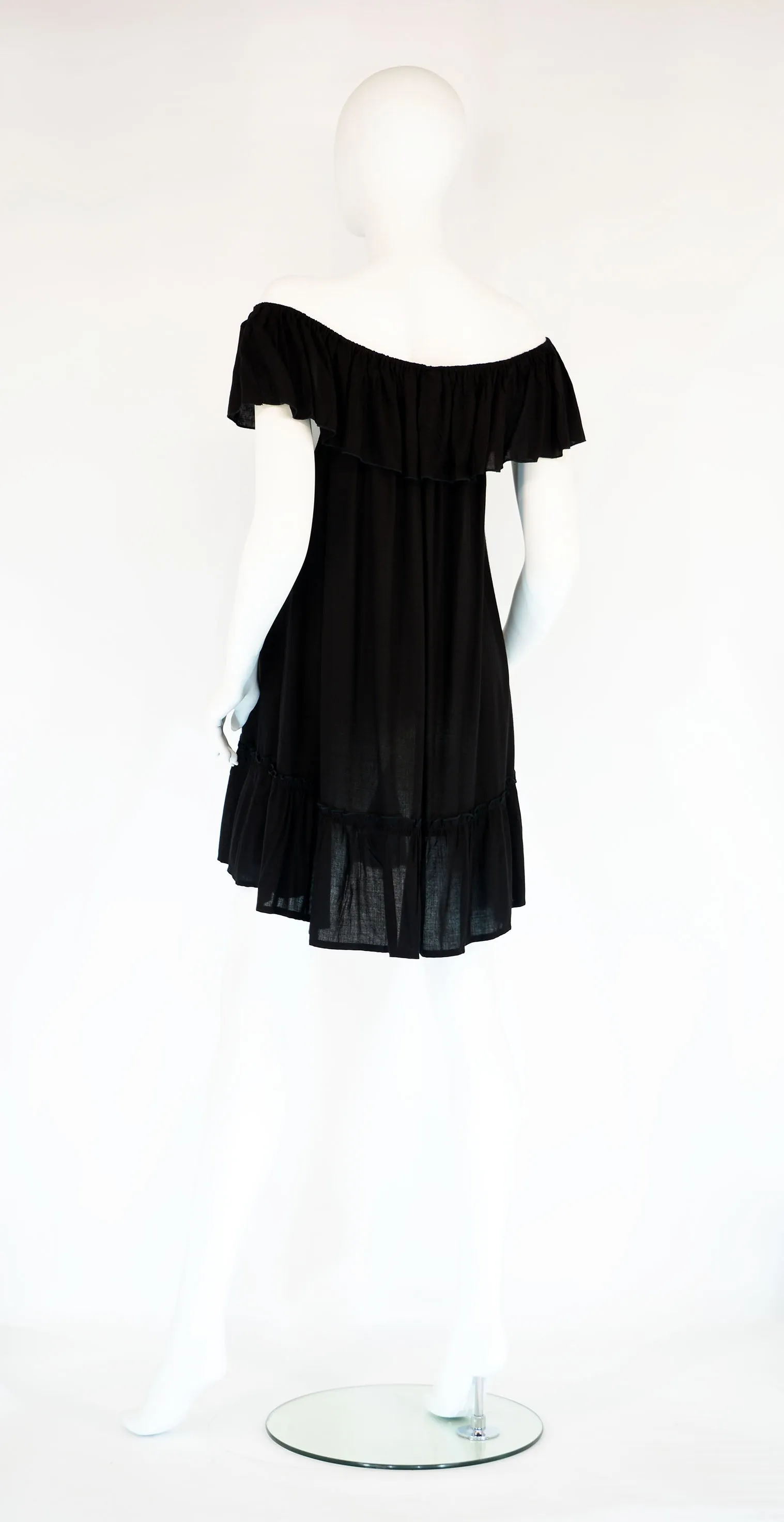 Off The Shoulder Short Ruffle Dress