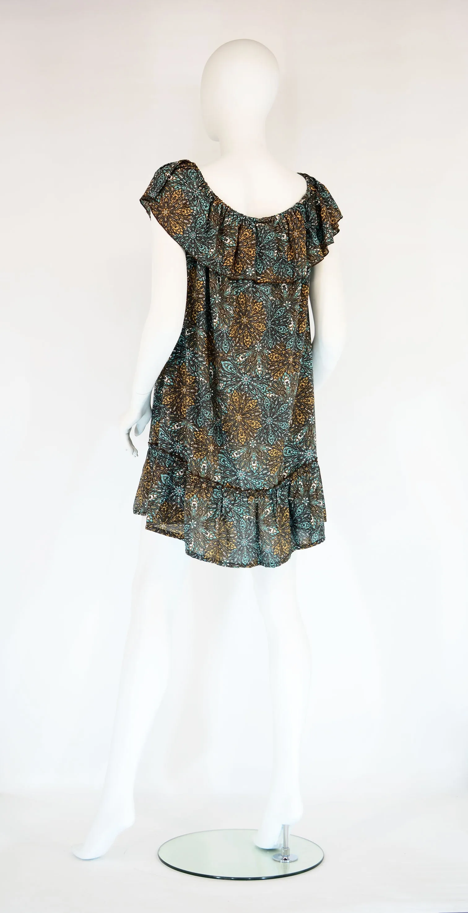 Off The Shoulder Short Ruffle Dress