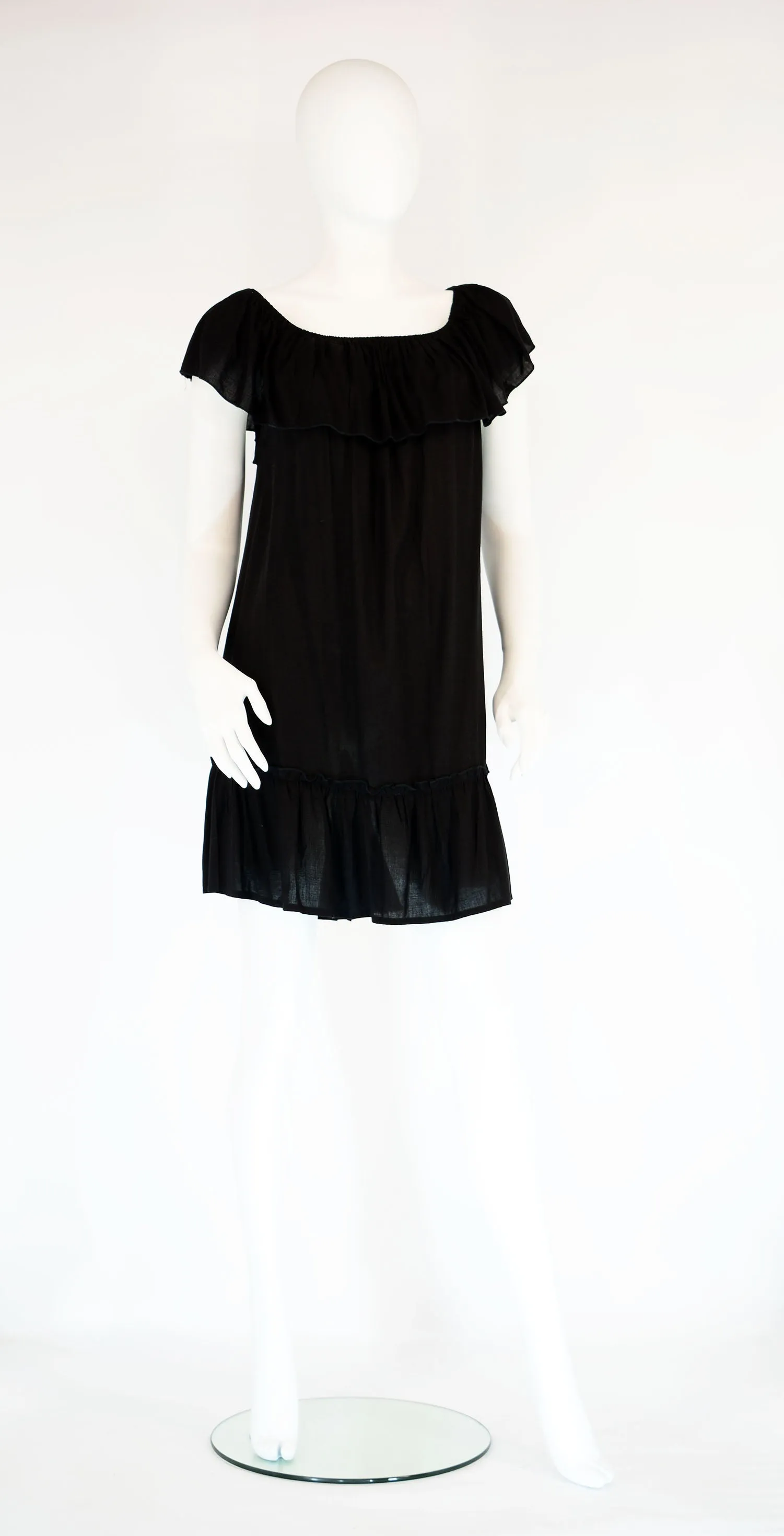 Off The Shoulder Short Ruffle Dress