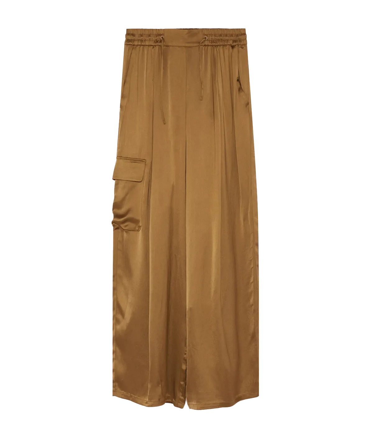 Pantalon Satin Trouser in Bronze