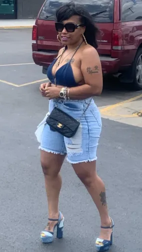 Patchwerk Denim Shorts