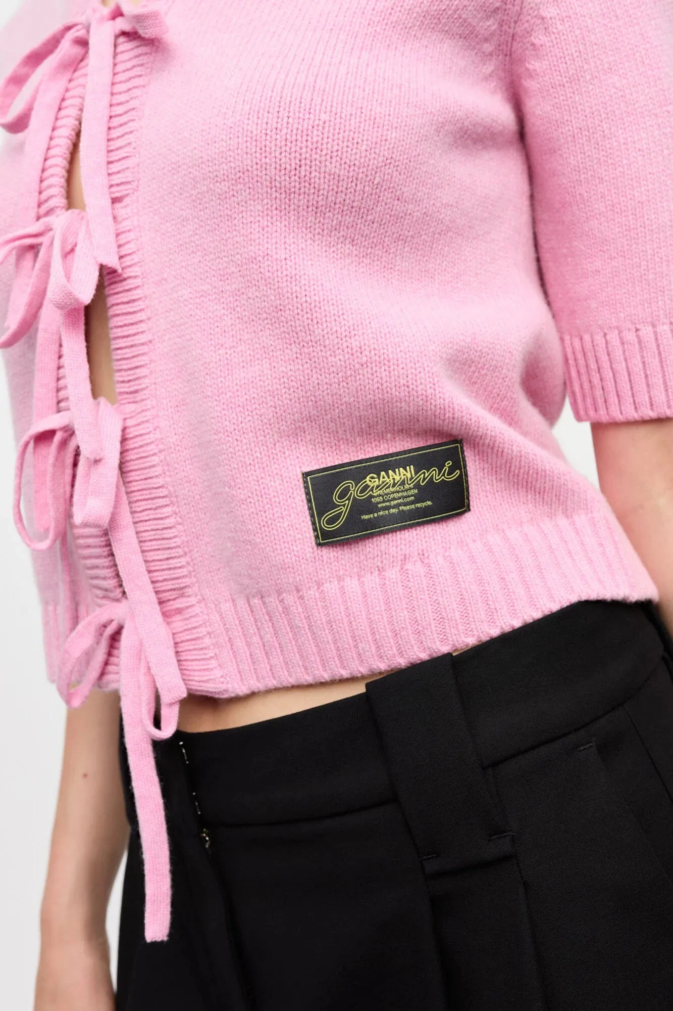 Pink Future Wool Mix Cardigan