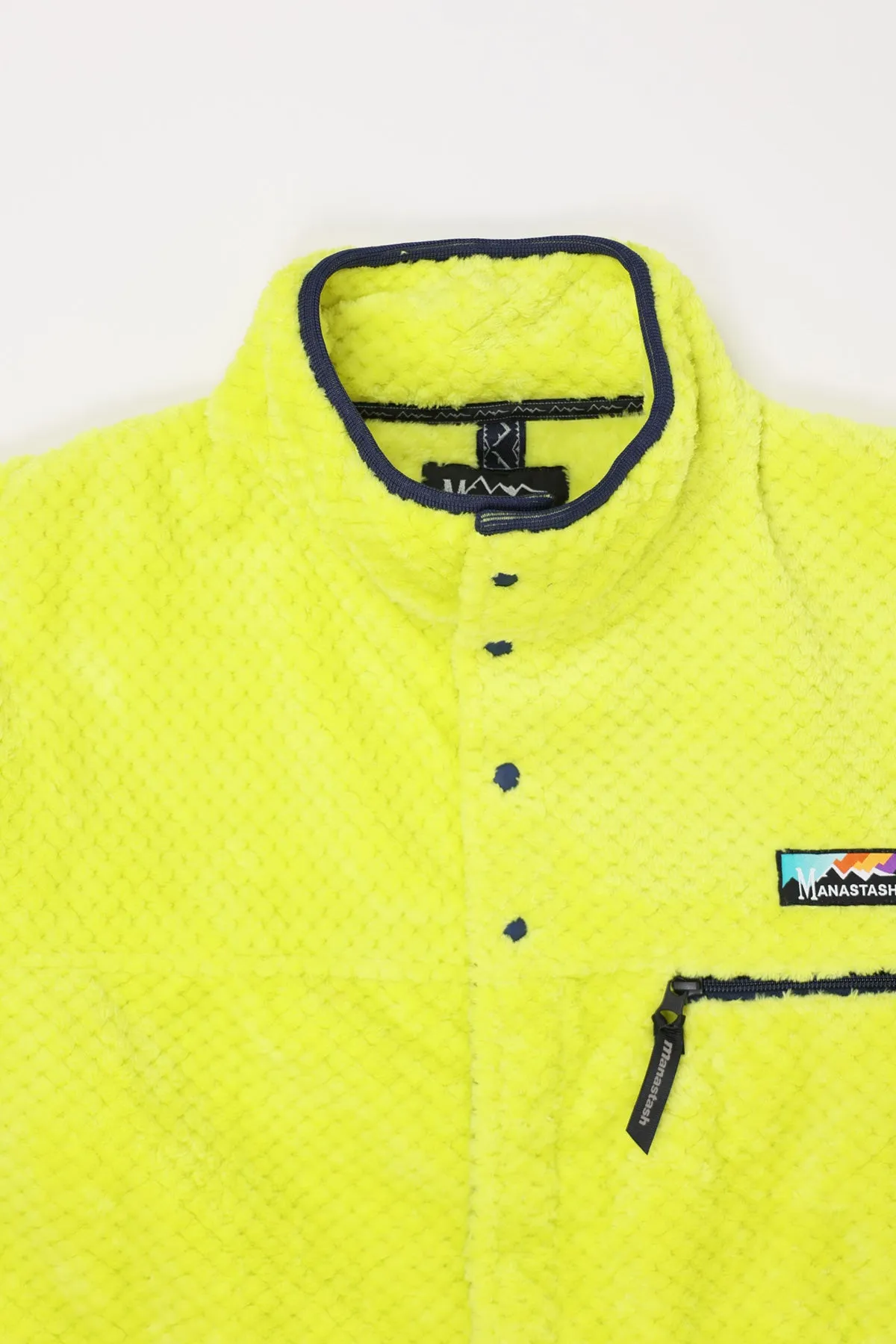 Poppy Thermal Fleece - Lemon