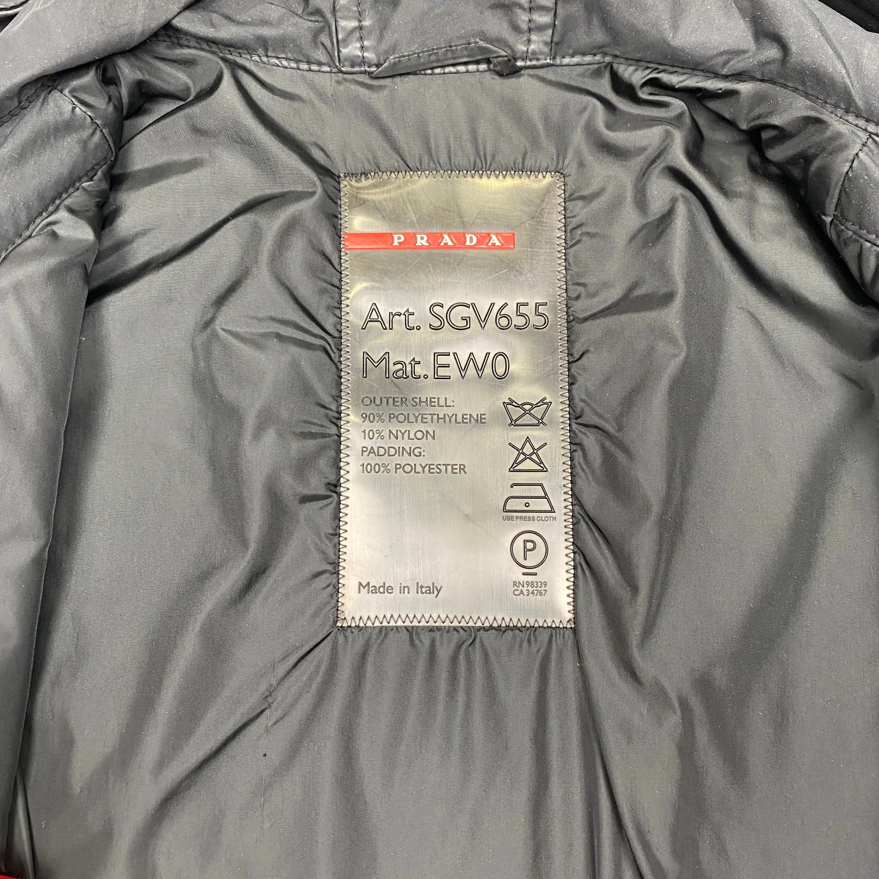 Prada Sport Belted Nylon Jacket